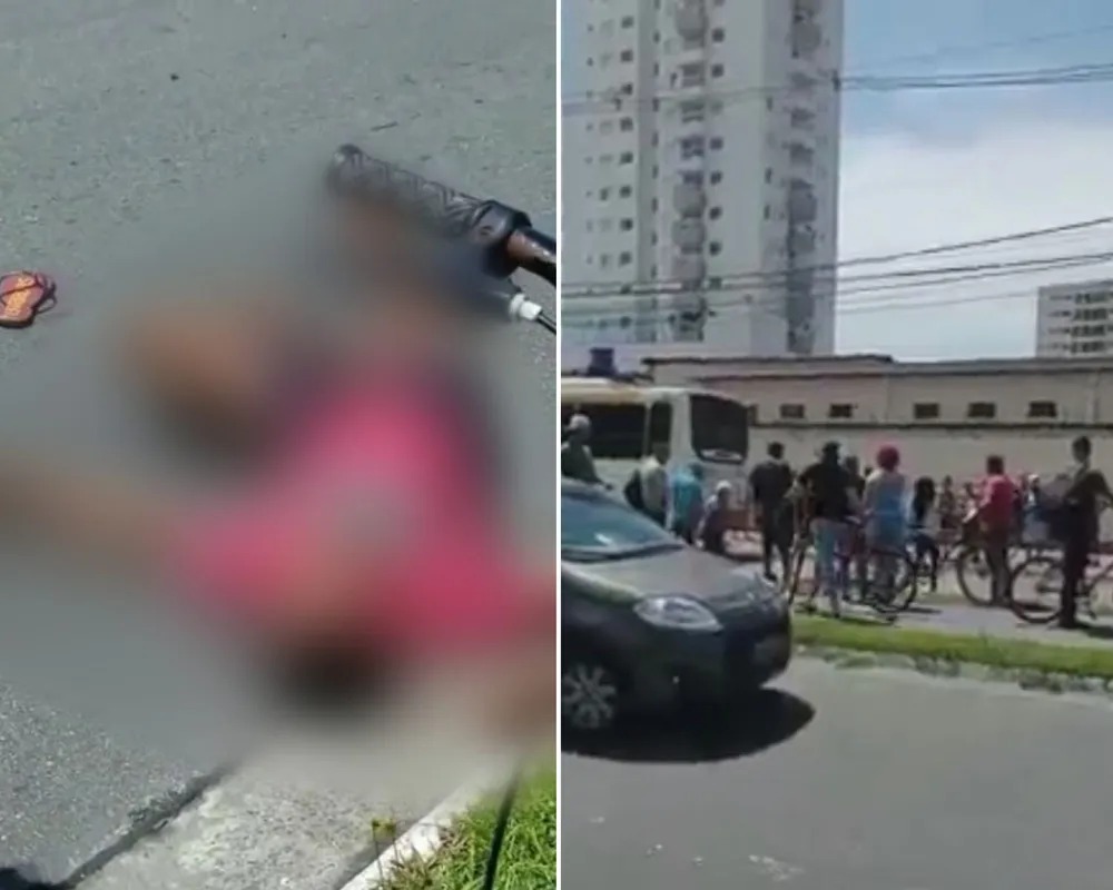 Ladrão é atropelado por ônibus após roubar idosa; estado do criminoso é grave