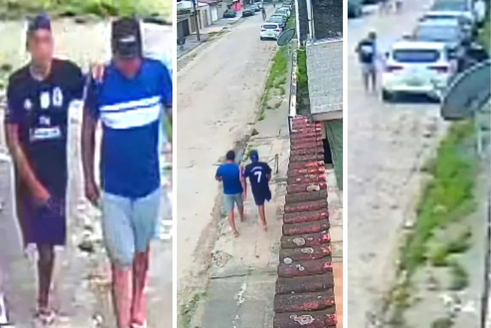  Ladrão sem uma das pernas participa de roubo de carro em São Vicente;mulher está assustada