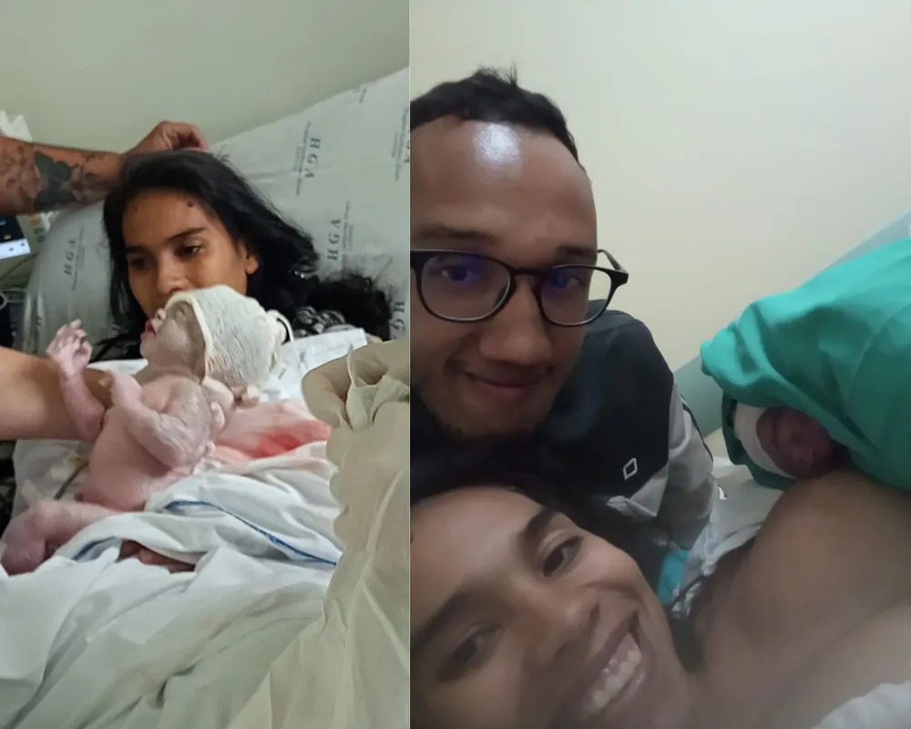 Eloá antecipa chegada e coloca pais em apuros nas ruas de Guarujá;nasceu na cadeira de rodas