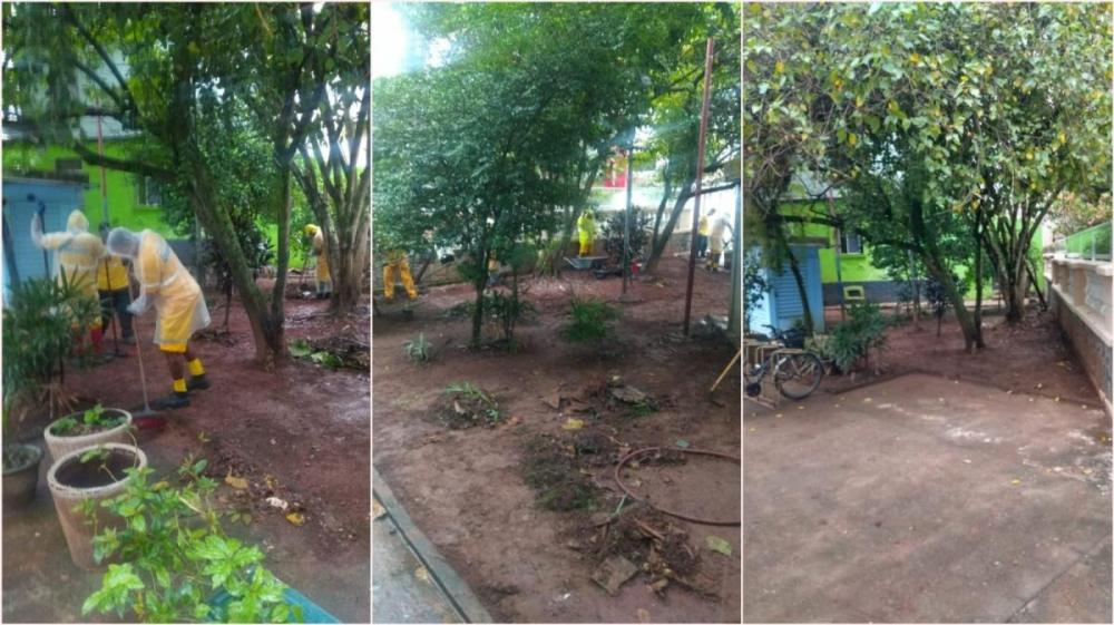 Na Pompeia, praça recebe tratamento especial de limpeza e arborização 