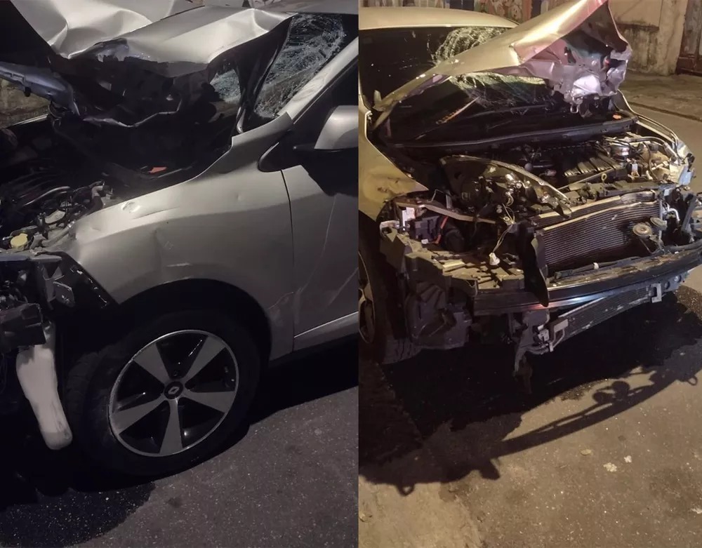 Motoristas em fuga atropelam duas pessoas em feira livre; um foi preso