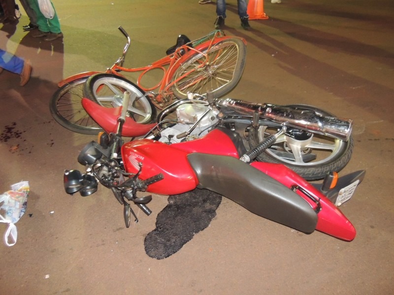 Ciclista morre após acidente em avenida de Vicente de Carvalho,Samu socorreu
