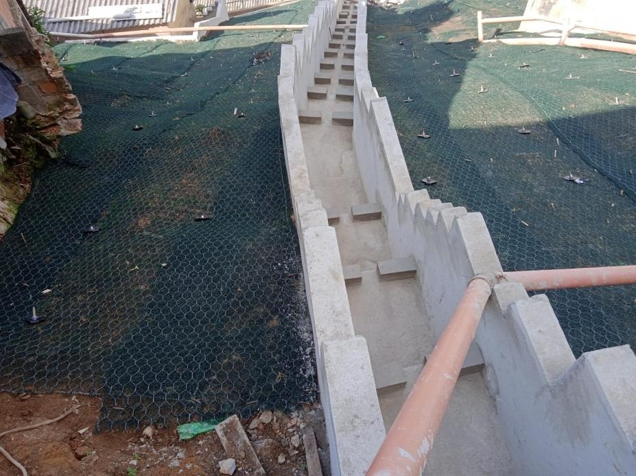 Obra para contenção de encosta em morro de Santos entra na etapa final