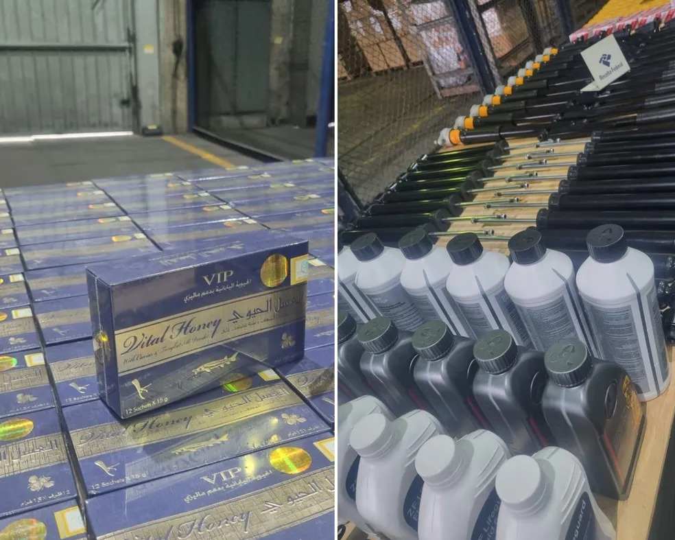 De peças para carro até produto de estímulo sexual são apreendidos no Porto