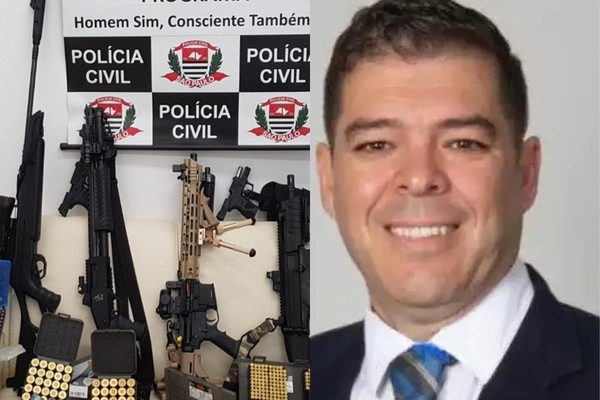 Candidato que desacatou agente de trânsito tinha arsenal em casa