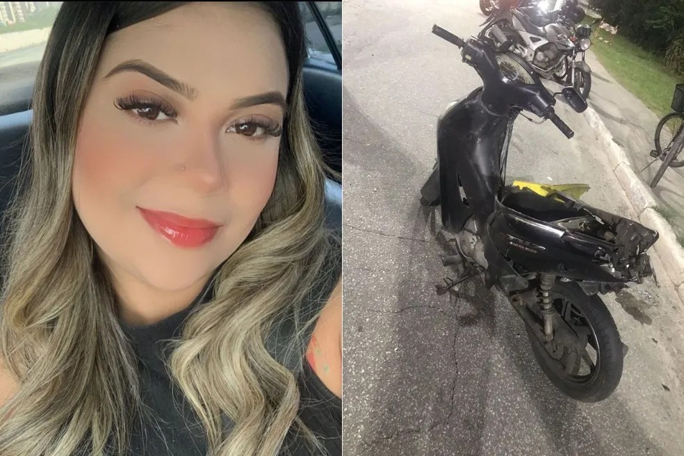 Motorista de BMW arrasta jovem presa embaixo do carro;ela perdeu parte do couro cabeludo e muito sangue