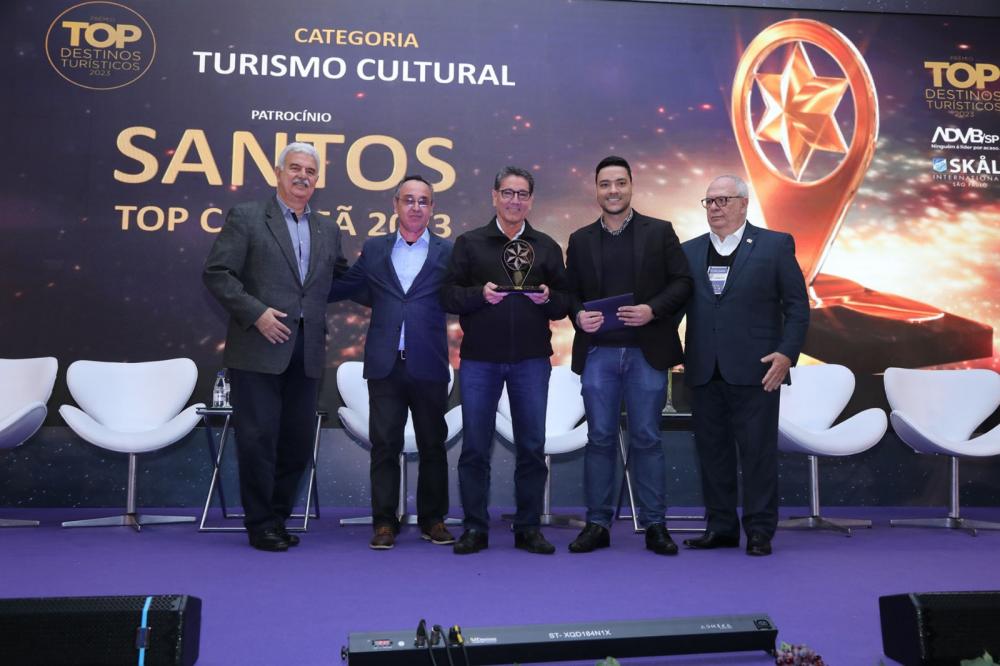 Santos conquista o tetra no prêmio Top Destinos Turísticos