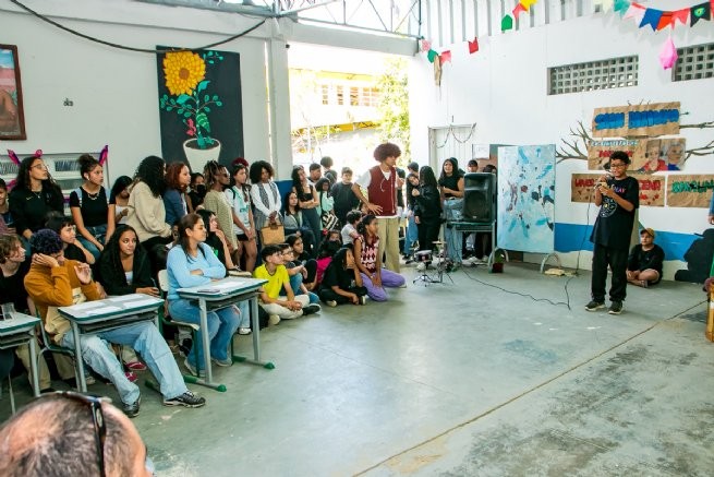 Estudantes de Barra do Una participam da 3ª edição do Slam Borauna