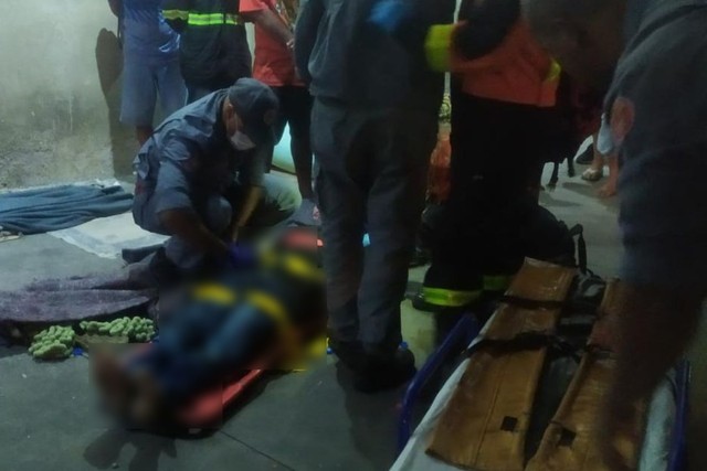 Morador de rua, deitado no chão, é esfaqueado no pescoço 