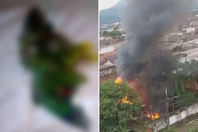 Inconformado com o fim do namoro, homem incendeia casa e degola papagaio 