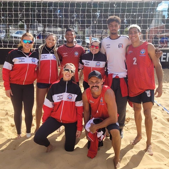 Vôlei de praia brilha e garante as primeiras vitórias de PG nos Jogos Regionais 2023