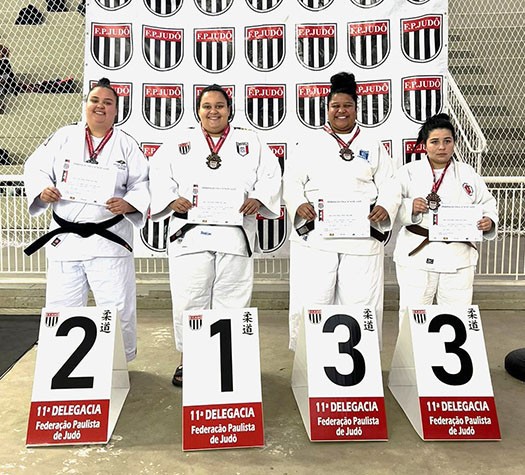 Time PG de judô é campeão geral no Inter Regional