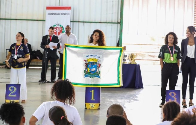 Equipe feminina de Capoeira de São Sebastião garante 1° ouro nos Jogos Abertos de Rio Preto