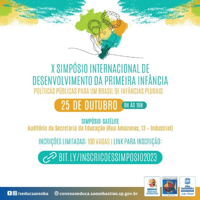 Educação de São Sebastião recebe X Simpósio Internacional de Desenvolvimento na Primeira Infância direto de Brasília