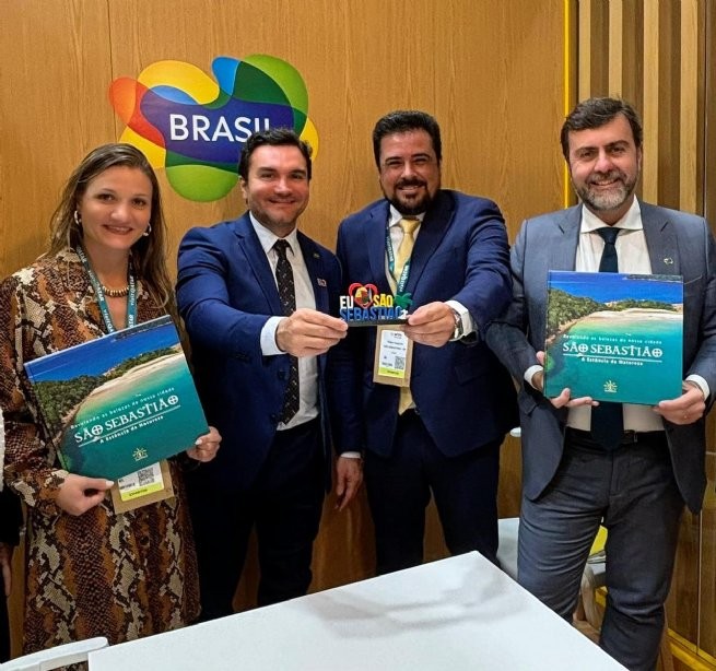 Prefeitura divulga destino São Sebastião em feiras no Brasil e no exterior