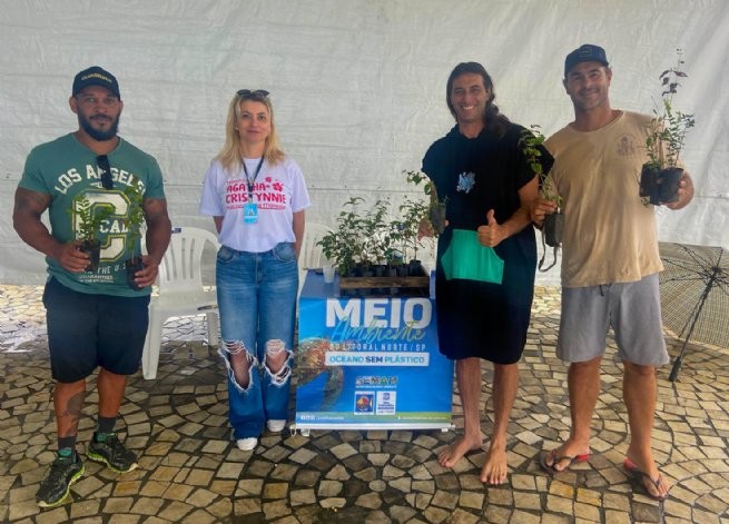 Divisão Socioambiental da Prefeitura de São Sebastião promove E-Lixo em evento ‘Nas Ondas de Maresias’