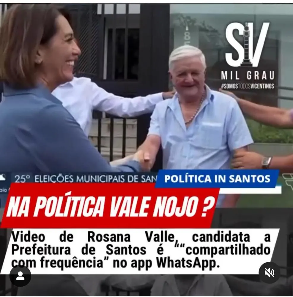 Tenente Coimbra, em defesa de Rosana, ameaça jornalistas de São Vicente